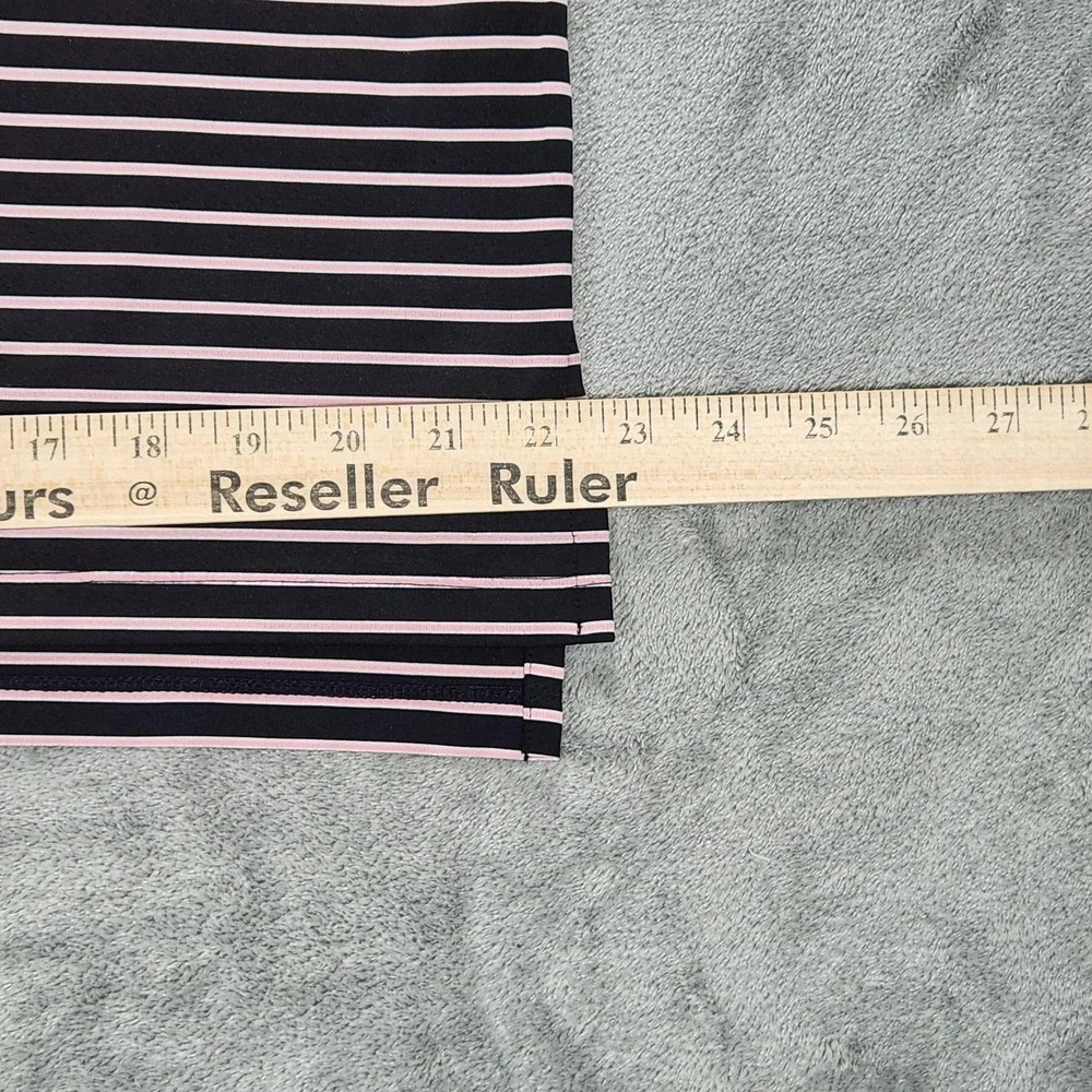 RLX Ralph Lauren Polo Shirt Mens Large Black Pink Philadelphia Cricket Club‎